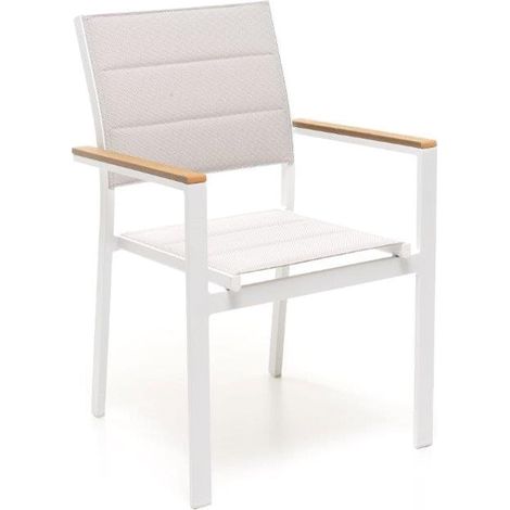 Poltrona Hills bianca cm 56x65x87h