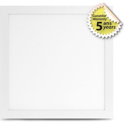Plafonnier LED blanc 295 x 295 mm 18W 4000K – Éclairage neutre pour espaces modernes – Installation facile au plafond – Miidex Lighting (1/10)