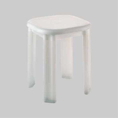 Sgabello 'eos' colore bianco SANIPLAST