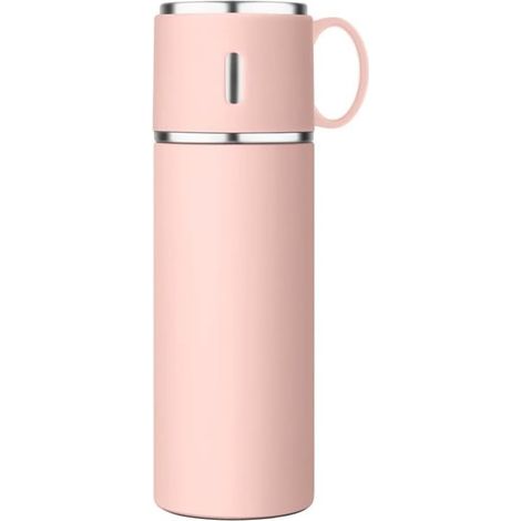 Bouteille Thermos - Acero Inoxidable 304 - Doble Pared Con Aislamiento Al Vacío - Rosa - 500 ml (1/5)
