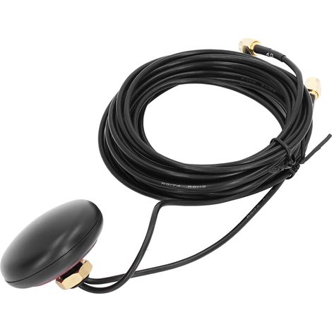 Antenne GPS 4G omnidirectionnelle fixation murale, double mode double sortie SMA mâle, câble 3 mètres, récepteur positionnement extérieur (1/5)