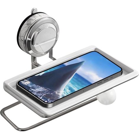Paper Holder with Stainless Steel Tissue Organizer Wall (1/5)