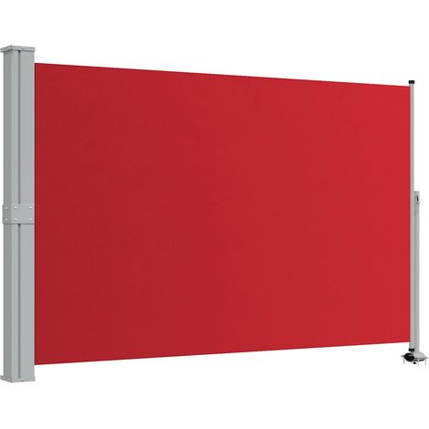 Tenda da Sole  Tenda Laterale Retrattile per Patio 160x300 cm Rossa (1/4)