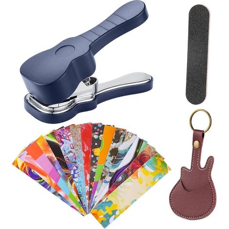 Kit de création de médiators colorés originaux, pour basse, adapté aux musiciens adolescents, fêtes, activités manuelles et école