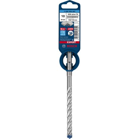 Bosch SDS-plus 7X Expert broca de hormigón gris 10 mm 165 mm