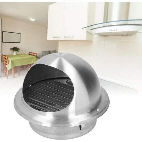 Couvercle d'aération sphérique en acier inoxydable 304, 160 mm, étanche à la pluie, pour mur. (1/5)