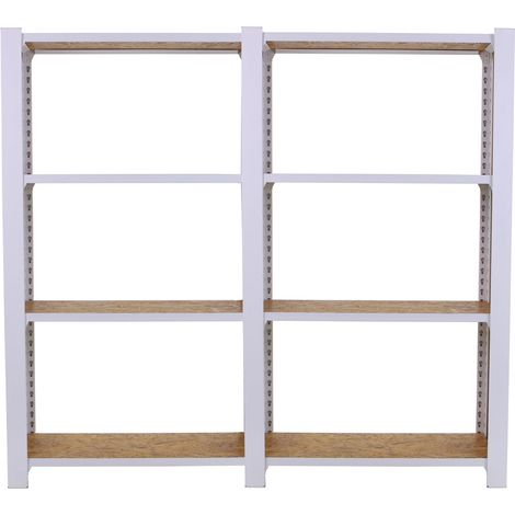 Simonrack Étagère légère blanc OSB 1500 mm design moderne (1/5)