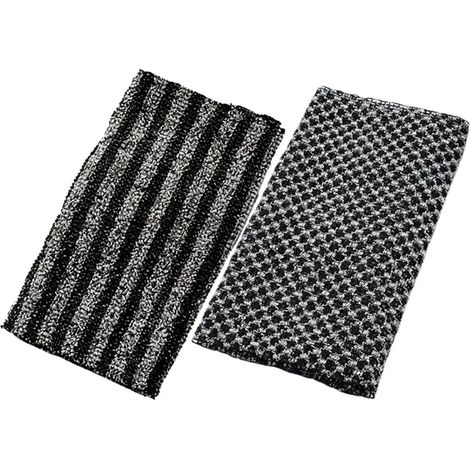 2er-Set Peelinghandtücher, 120 cm, Bambus und Aktivkohle, schnelltrocknend, für Herrendusche (1/5)