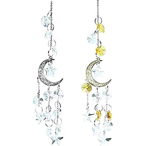 Pendentif attrape-soleil en cristal, à suspendre à la fenêtre ou au jardin pour Noël (1/5)