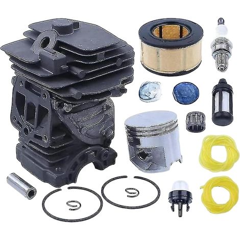 Ensemble Cylindre pour piston 44mm Compatible MS251 Ensemble(A) Compatibilité MS251, revêtement pour nikasil 44mm, remplacement direct, performance forestry, ajustement précis (1/5)