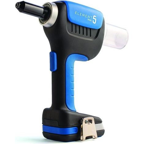 Scell-It – Riveteuse électroportative 18V avec 2 batteries 2Ah – Force de traction 12000N – Course 21mm – LED intégrée pour visibilité