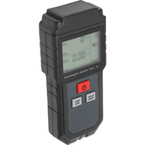 Elektromagnetisches Strahlungsmessgerät 1V/m–1999V/m LCD-EMF-Messgerät mit akustischem und optischem Alarm für Haushaltsgeräte (1/5)
