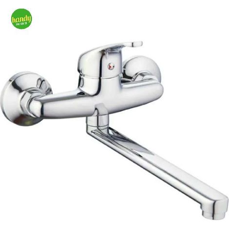 Rubinetto Miscelatore Ambra Water Monocomando Per Lavello A Parete Blu 2.0 1/2"