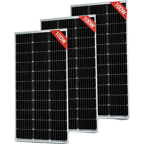 Pannello solare, impermeabile, resistente, 3 pannelli da 100 W (1/2)