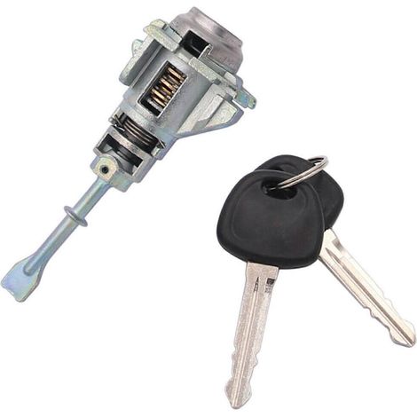 Cylindre de serrure de porte conducteur gauche (2 clés) 81970-2HA00 Compatible avec Hyundai Elantra 06-10 (1/5)