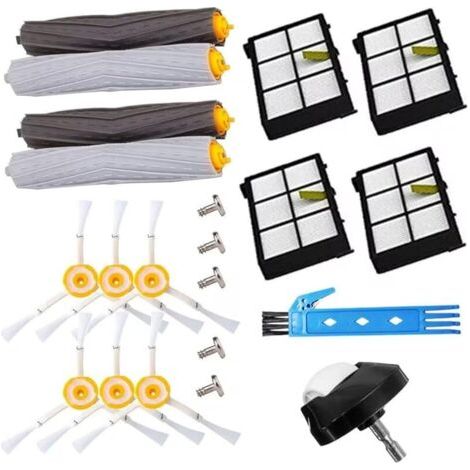 FENOPLASTICAKit accessoires pour iRobot Roomba srie 800 900, pices de rechange Pices de rechange pour 805 850 860 861 865 866 870 871 875 876 880 885 886 890 891 895 896 960 965 966 980 981 (1/5)