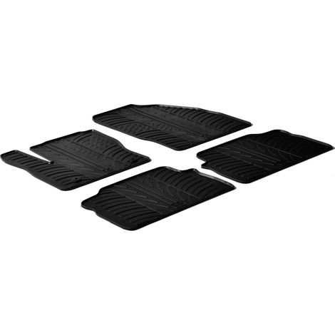 Set tappeti su misura in gomma - compatibile per  Ford Kuga (06/0802/13) dal 09/11