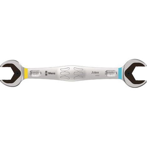 Wera Clé plate double 6002 Joker 22x24mm L.261mm chromée mat - 5020261001