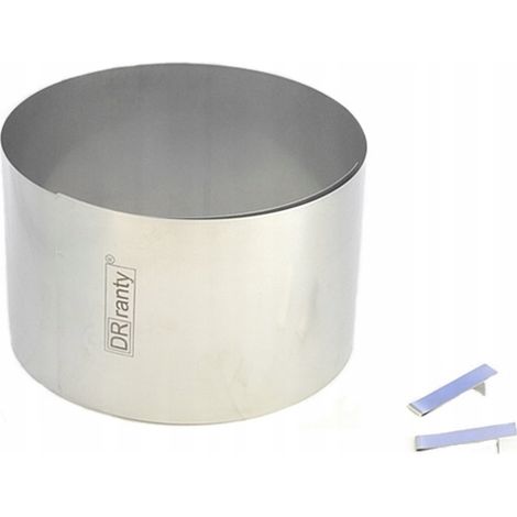 Cercle à pâtisserie ajustable pour adultes, diamètre du bord 21-26 pouces, hauteur 14 cm