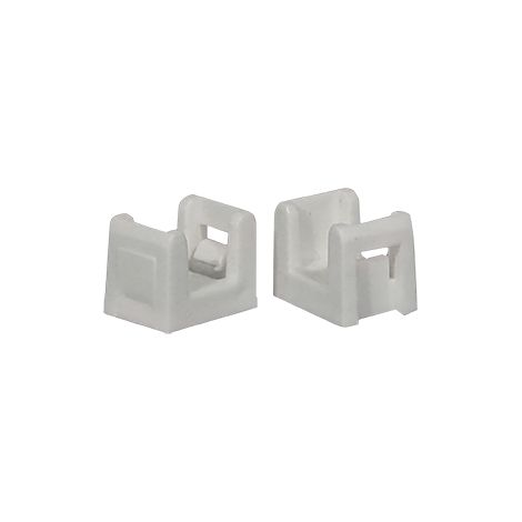 Jeu de 2 pattes d'assemblage pour coffret d'intérieur (assemblage horizontal ou vertical) - Eur'Ohm