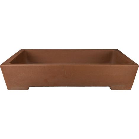 Vaso per bonsai rettangolare in gres 74,5x42,5x13 cm - GL103b