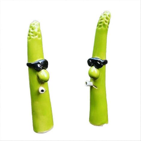 Résine jardin Stakes avec bambou décor Serviceable plante Markers pour extérieur intérieur Gardening 2 pièces A (1/5)