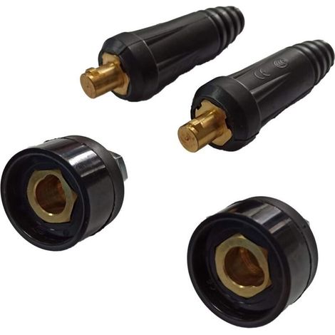 Schnelle Steckverbindungen DKJ35-50 200A männlich und weiblich für Kabel 35-50 mm, 4 Stück (1/5)