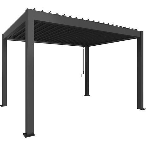 Pergola Gr. 4 x 3 dunkelgrau-metallic