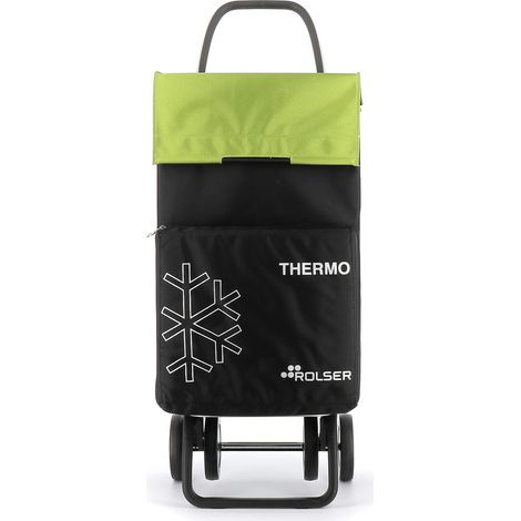 Poussette 4 Roues Thermo Fresh Noir Vert Pomme - Rolser (1/5)