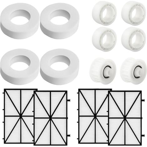 Lot de 14 pièces de nettoyeur de piscine avec anneaux d'escalade, roues de guidage, filtres pour robots M200 M400 M500 CC Plus DX Series (1/5)