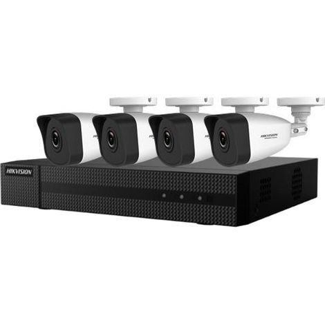 Hikvision – Kit de vidéosurveillance 8 caméras – Alimentation PoE – Vision nocturne 30m – Résolution 4MP – Enregistrement sur NVR