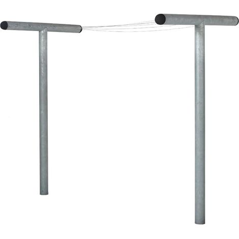 Plus PIPE Trockengestelle 130x520 cm Feuerverzinkter Stahl (1/2)