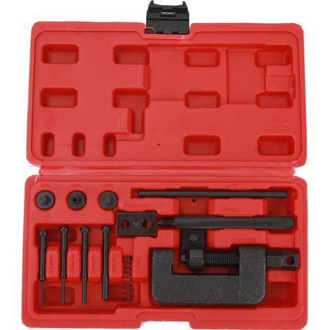 Kit de coupe-chaîne et riveteuse portable pour entretien moto, outil de coupe et rivetage de chaîne. (1/5)