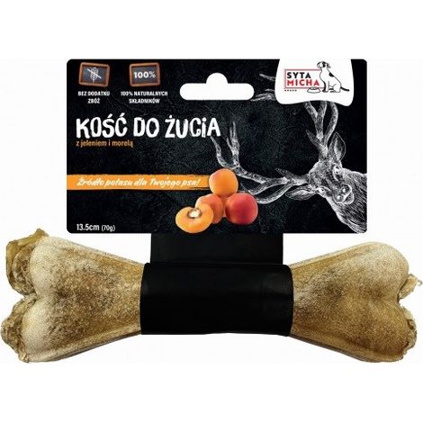 Os à mâcher Syta Micha pour chiens Longueur 13,5 cm - Cerf et abricot 13,5 cm