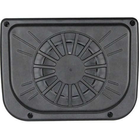 Ventilateur d'extraction solaire universel pour voiture, refroidisseur d'habitacle réduisant la chaleur, accessoire de style pour camion et auto, aération efficace. (1/5)