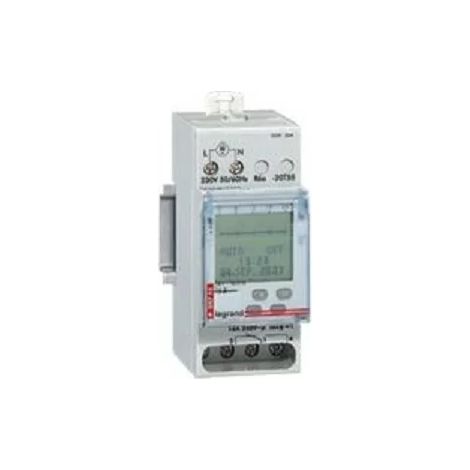 Legrand 004763 - Interruttore orario digitale programmabile Lexic - automatico - multifunzione - 1 uscita 24V