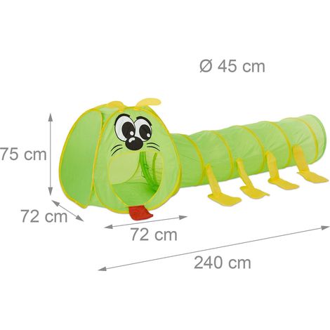 Túnel de oruga para niños juguete verde 130002905 (1/3)