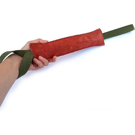 morsure De Chien Indestructible Rouge, 6.7cm30cm, Avec 2 Poignes, Tuyau D'incendie Jouet Pour Chien, Morsure De Chien Super Robuste (1/5)