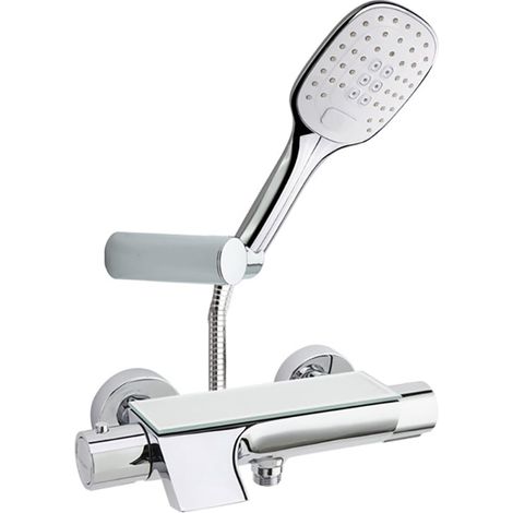 Mitigeur thermostatique bain-douche URBAN CHIC Chromé avec kit douche inclus - 213901K3 (1/4)