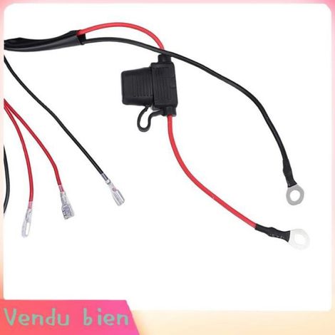 1 Faisceau de Câbles, Interrupteur 12V 24V, Clignotant 160W, Gaine PVC, UTV Maverick X3 Mule (1/4)