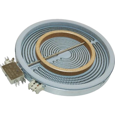 Resistencia vitrocerámica, 750/2100 W, tamaño estándar, compatibilidad universal, construcción duradera, calentamiento rápido.