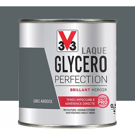 Laque Glycéro Perfection V33 Brillant Gris ardoise 0,5 L (1/4)