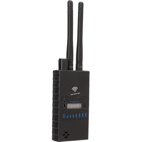 Détecteur de micros espions à double antenne, anti-interférences radio, 1 MHz à 8 000 MHz, détecteur de caméras pour entreprises (1/5)