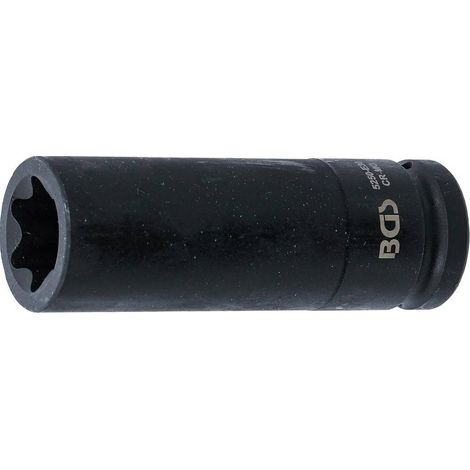 Douille à Choc Longue Profil E 20 mm (3/4) E30 Puissance et Durabilité, Acier, Zones Difficiles - D-Work (1/5)