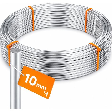 HausHeld Aluminium Runddraht 10 mm 2 m für Blitzschutz (1/5)
