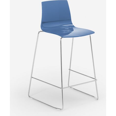 Sgabello design Grand Soleil bar cucina 64 cm design Mini Imola - Blu