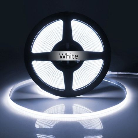 3 m Bande LED COB, néon souple haute densité, blanc chaud/naturel/frais, 320 LED/m, 12 V DC, décoration intérieure et extérieure
