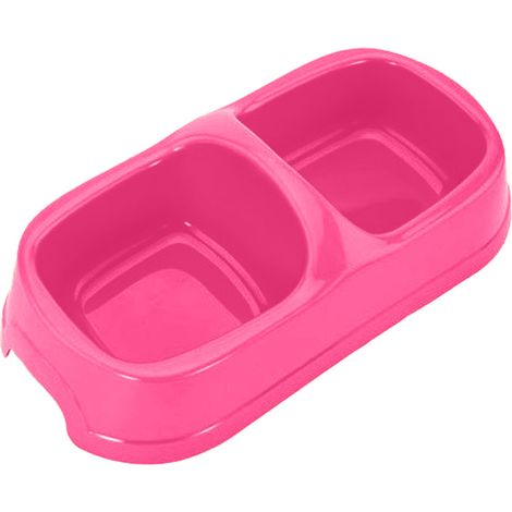 Bol Alimentaire Pour Chien Et Chat - 20 cm - Plastique Sans BPA - Usage Intérieur - Lot De 2 (1/5)