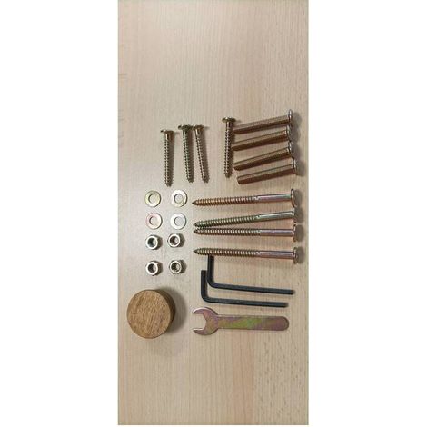 R KIT MONTAGGIO X TAVOLO LEGNO ALLUNGABILE CM 240/180X100X75