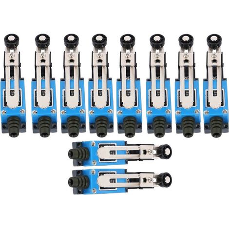 Paquete de 10 interruptores de límite de rodillo momentáneos ME-8108 para CNC 5 A 250 V (1/5)